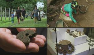 Indígenas excavan la primera ciudad española de América, origen de la conquista