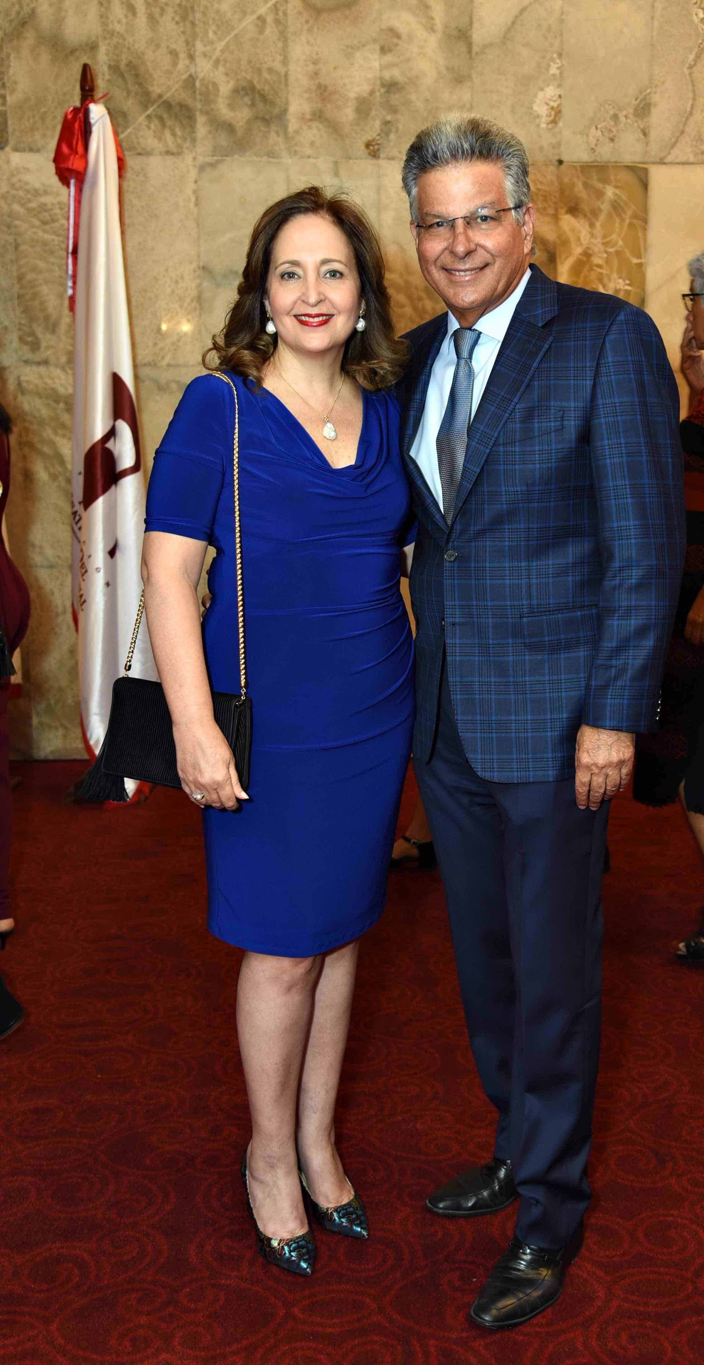 Lourdes Bonelly y Alberto Espaillat.