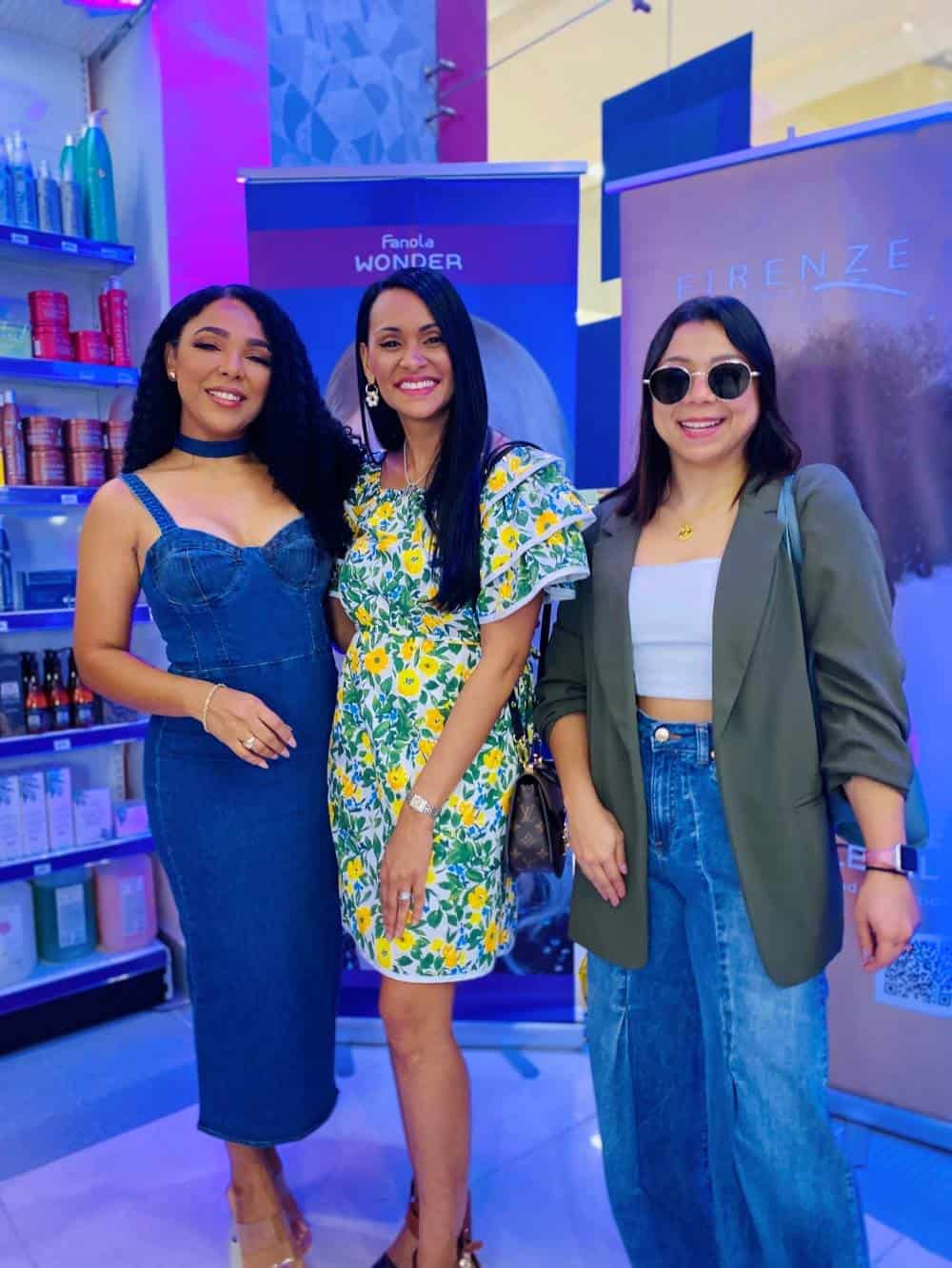 Arabelle Velez, Yamel Mora y Yamileth Díaz.