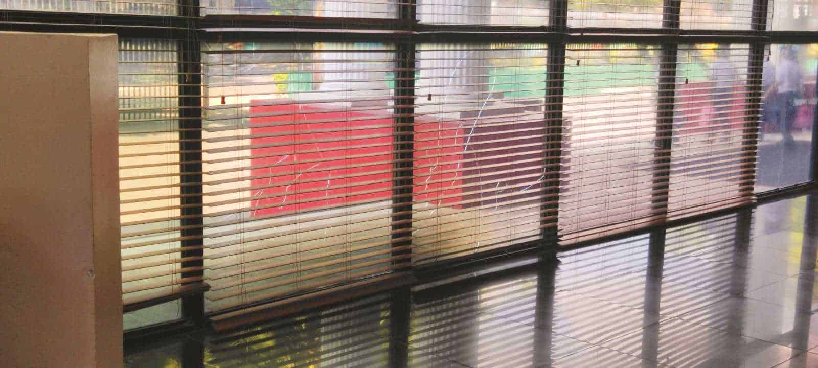 Diario Libre acudió a la Biblioteca para constatar el deterioro de algunas áreas. 