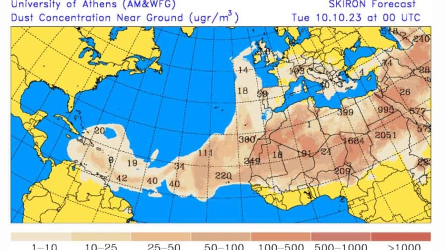 Polvo del Sahara afectará el país toda la semana con sensación térmica en 38 °C