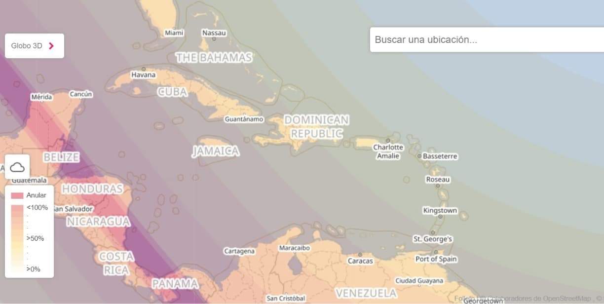 Horarios que podrás ver el Eclipse Solar de este sábado 4 Infografía