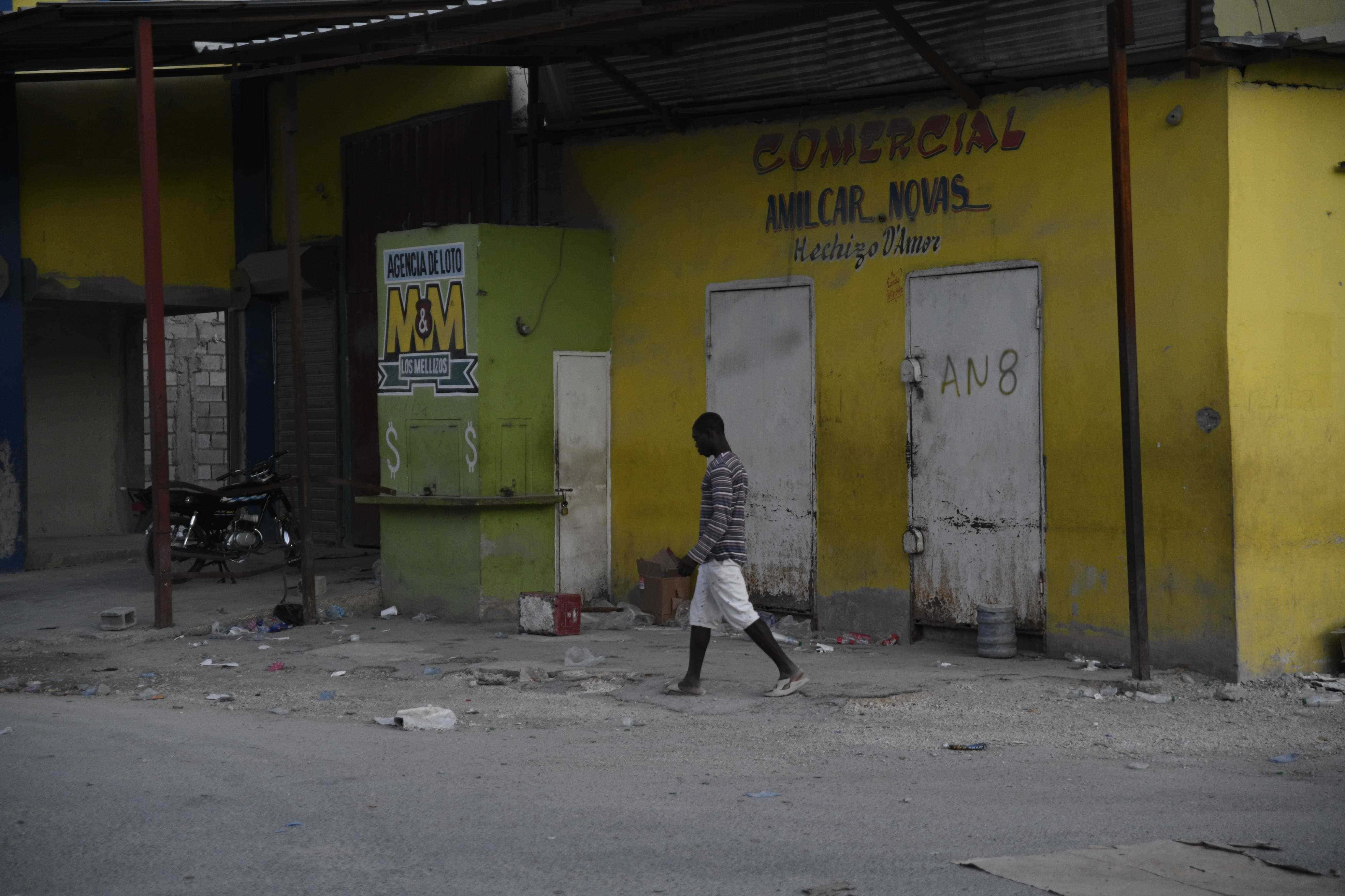 La actividad comercial en Jimaní es prácticamente nula este miércoles.