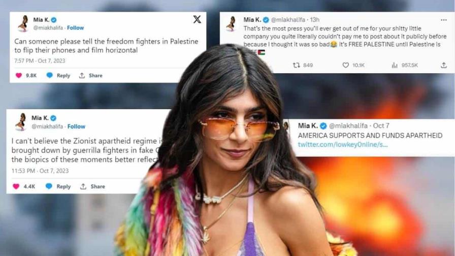 El comentario de Mia Khalifa en apoyo al grupo terrorista Hamas que le valió el despido de Playboy