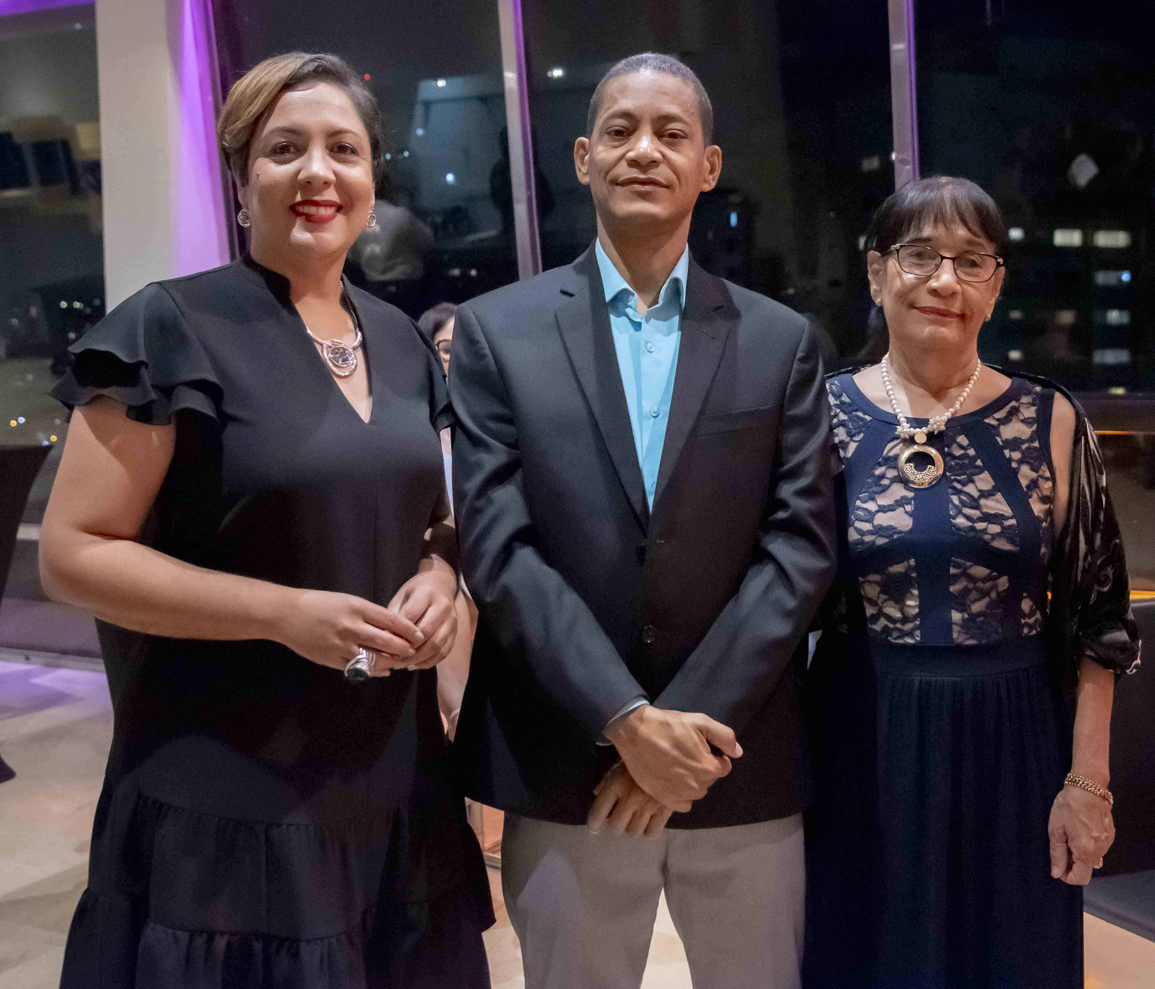 Digna Paulino, Carlos Brea y Rosa Dinora Peña Acosta.