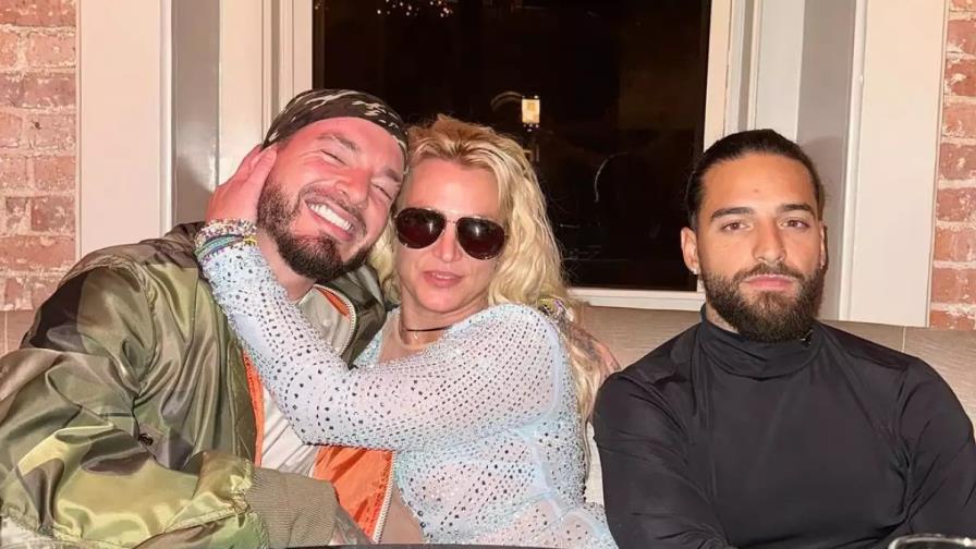Britney Spears se reúne con J Balvin y Maluma en Nueva York