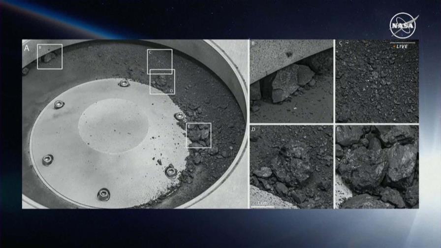 La NASA confirma presencia de agua y carbono en muestra de asteroide