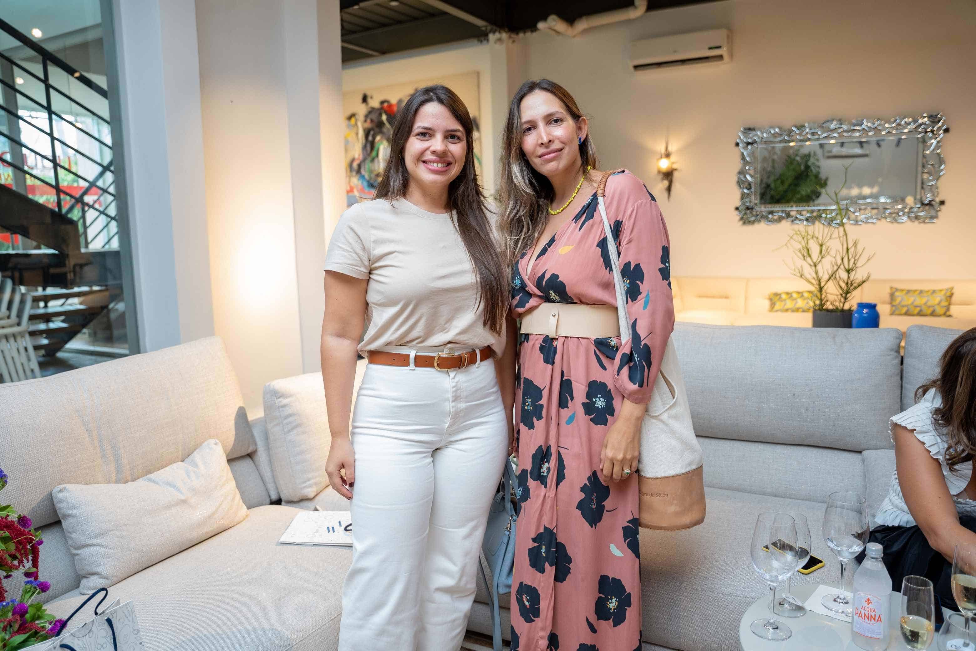 Andreina Pérez y Laura Saba.