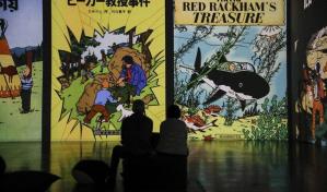 Las aventuras de Tintín cobran vida en una exposición inmersiva en Bruselas