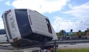 Identifican dos de los tres muertos del vuelco de yipeta en autovía del Este