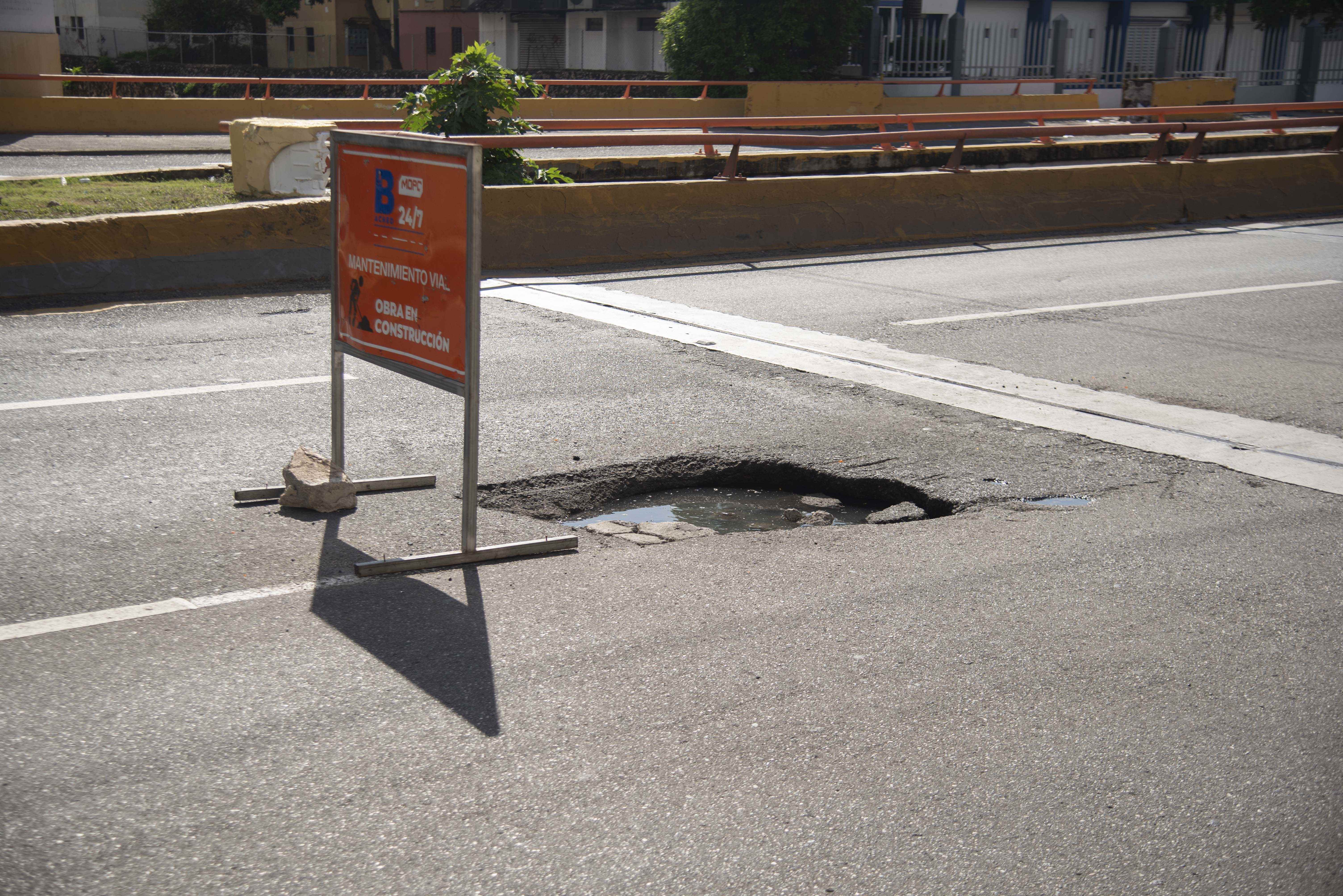 En el mismo medio de la avenida