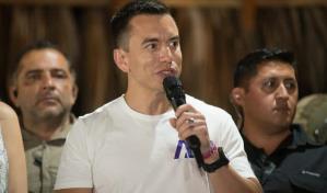 Noboa prev&eacute; consulta popular para sacar a Ecuador de oscuridad, anticipa vicepresidenta