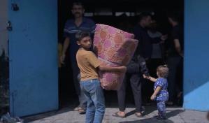 La ONU desbordada por la ola de desplazados en Gaza