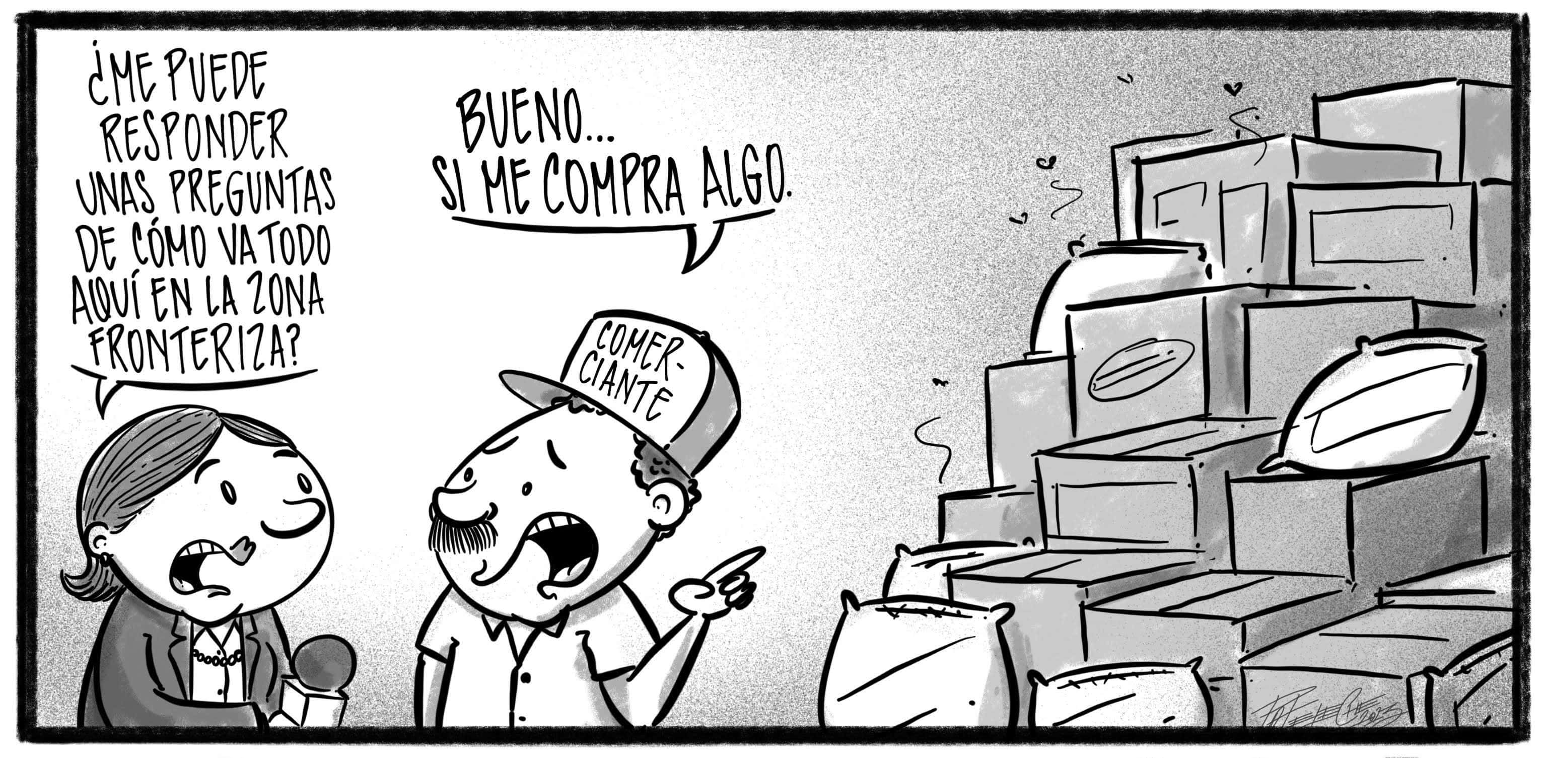 Caricatura de Noticiero Poteleche 17 octubre 2023