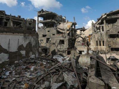 Palestino protestan tras ataque que dejó 500 muerto en Gaza