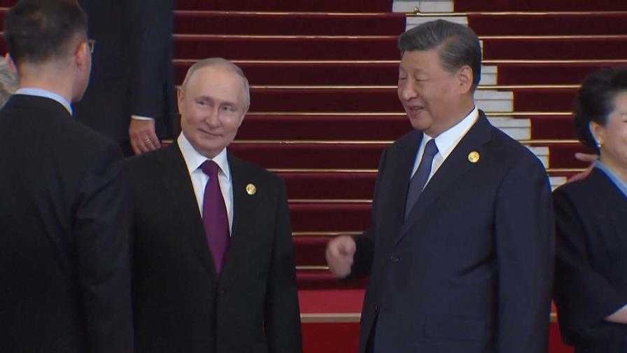 Vladímir Putin y Xi Jinping se encuentran en la cumbre de las Nuevas Rutas de la Seda