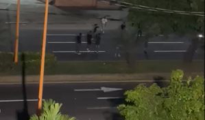 Grupo de delincuentes atraca a motoristas en plena avenida Expreso V Centenario