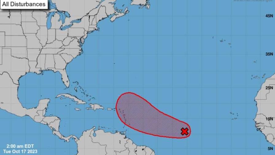 Sistema tropical en el Atlántico podría convertirse en ciclón tropical esta semana