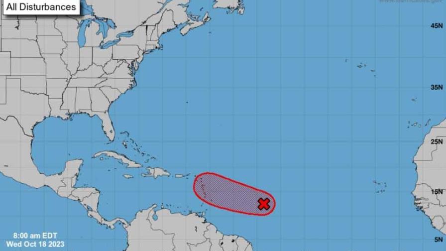 Sistema tropical, en mira hacia Antillas Menores, se acerca a convertirse en ciclón tropical
