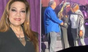 Ángela Carrasco: momento de angustia tras desvanecerse en pleno escenario