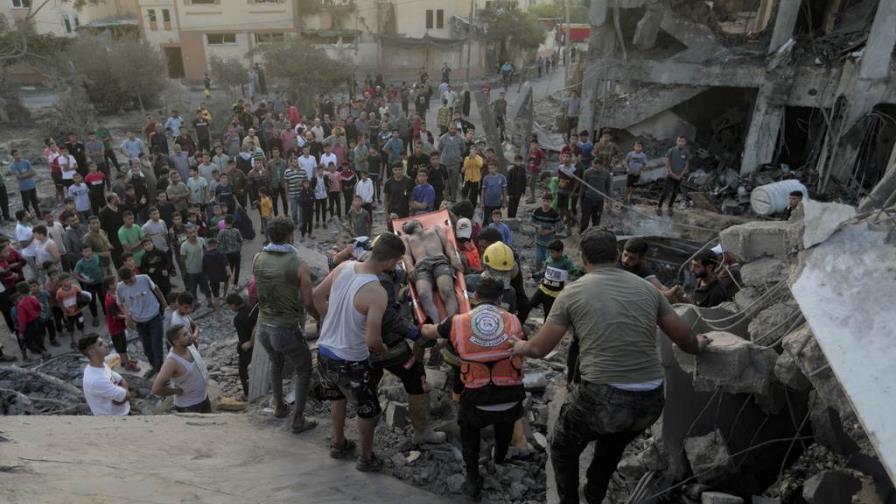 Ascienden a 3,500 los palestinos muertos por los bombardeos ejecutados por Israel contra la Franja de Gaza