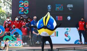 Fiu, el arcoíris alado, una mascota con valores que representa a los Juegos de Santiago