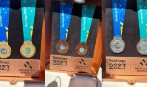 Las medallas de Santiago 2023 serán únicas y con un corazón de cobre