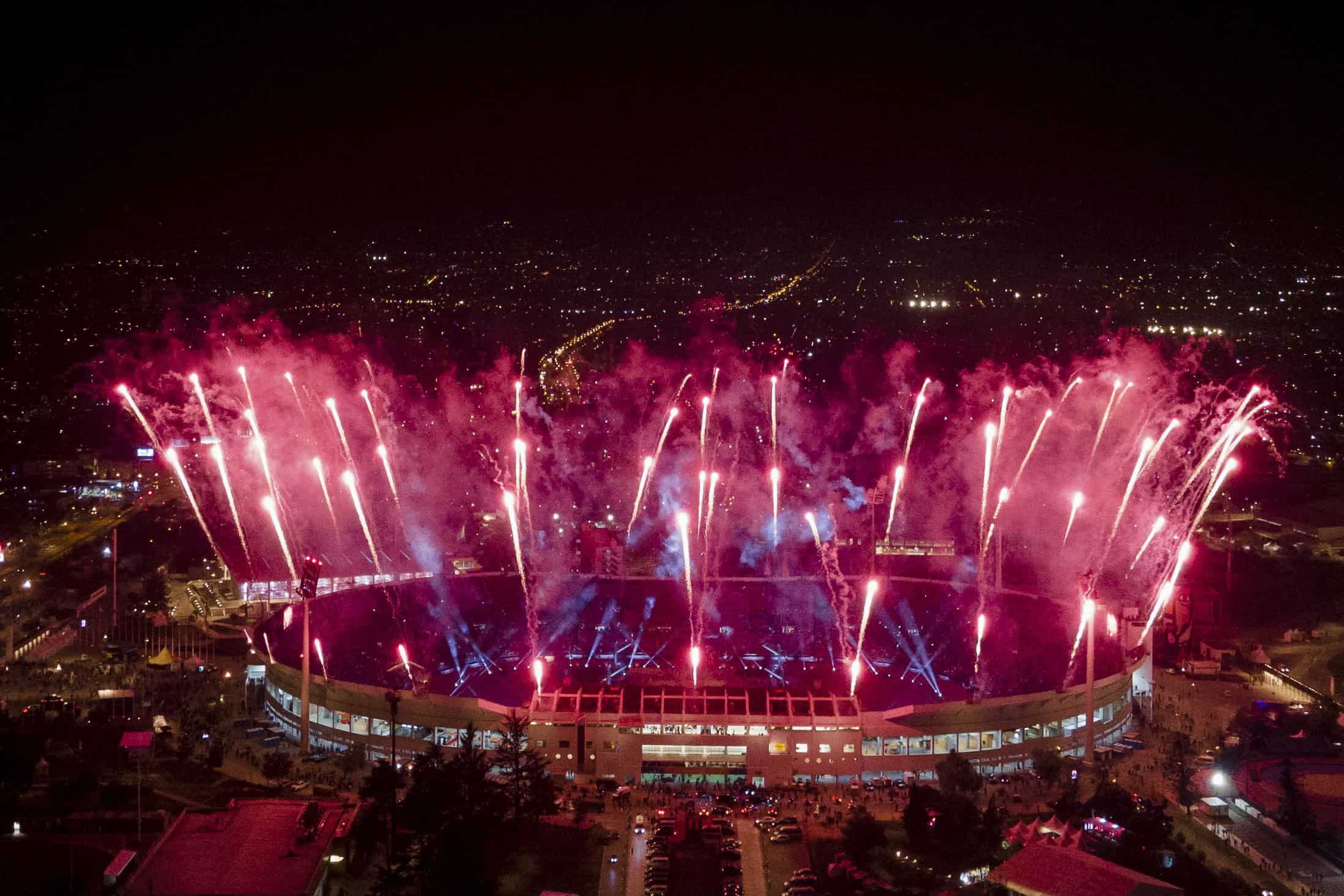 En fotos: Así fue la ceremonia inaugural de los Juegos Panamericanos 2023