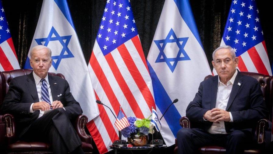 Biden y Netanyahu afirman que continuará la ayuda humanitaria a Gaza