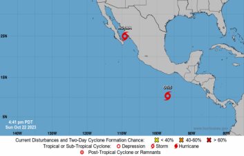 La tormenta tropical Otis surge en el Pacífico de México con lluvias para el sur del país