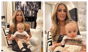 Paris Hilton niega que su hijo sufra alguna enfermedad tras comentarios por el tamaño de su cabeza