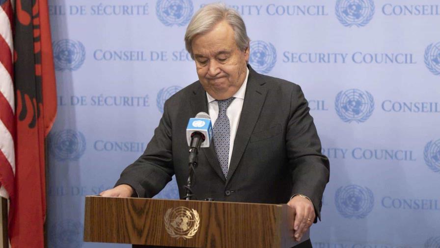 Guterres dice que se tergiversaron sus palabras sobre Hamás, al que condena de nuevo