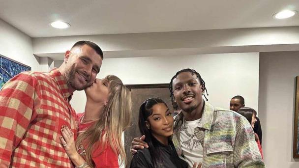 Taylor Swift y Travis Kelce derrochan complicidad en las redes sociales
