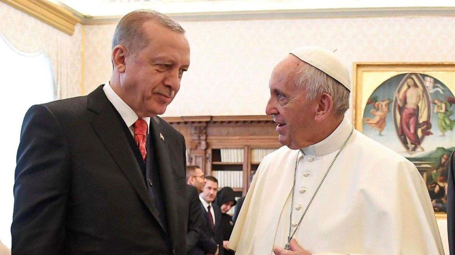 Papa Francisco habla con el presidente de Turquía de la necesidad de los dos Estados en Tierra Santa
