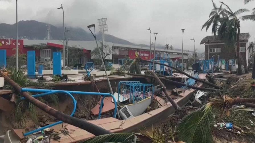 México: Acapulco devastado y aislado tras embate del poderoso huracán Otis