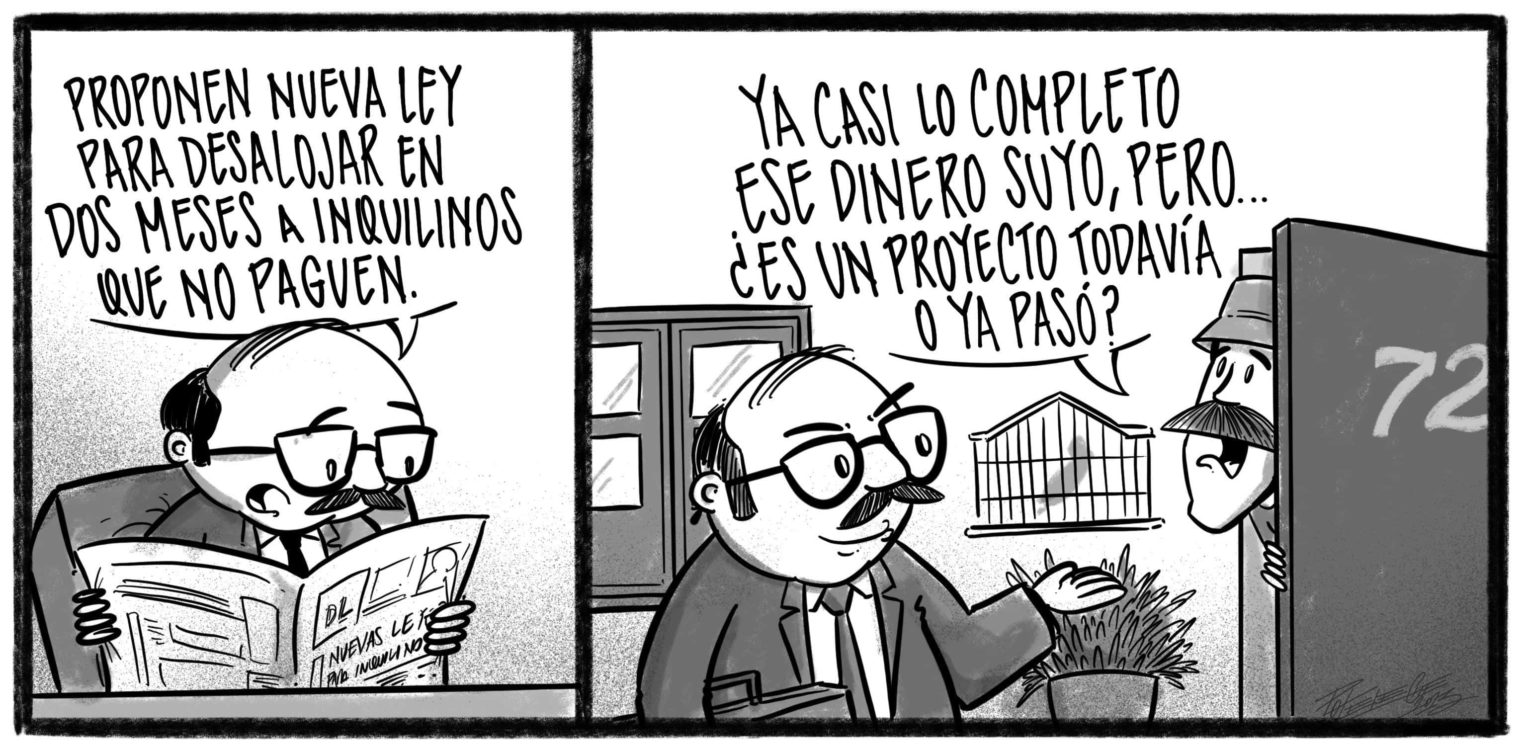Caricatura de Noticiero Poteleche 27 octubre 2023