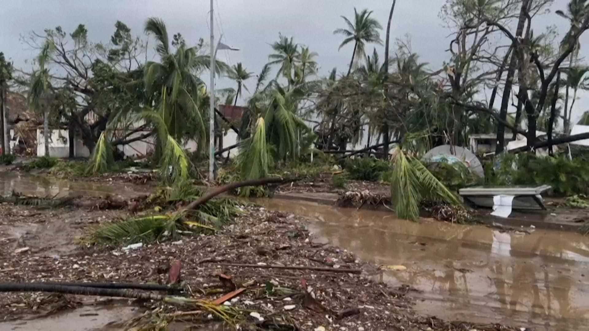 Desastre tras el paso del huracán Otis por Acapulco