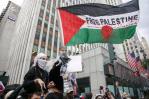 Cientos bloquean la estación Grand Central de Nueva York y piden un alto el fuego en Gaza