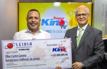 Productor de café gana 25 millones de pesos con Súper Kino TV de Leidsa