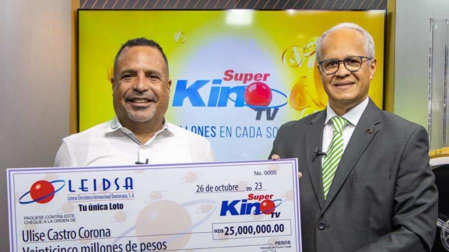 Productor de café gana 25 millones de pesos con Súper Kino TV de Leidsa