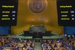 Asamblea General de la ONU aprueba resolución que pide tregua humanitaria inmediata en Gaza