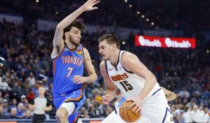 Nuggets sigue sin perder y supera 128-95 al Thunder; Holmgren debuta en casa