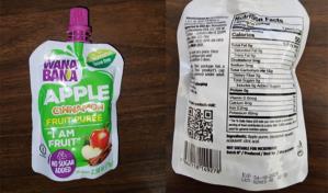 La FDA advierte sobre la presencia de plomo en puré de frutas WanaBana