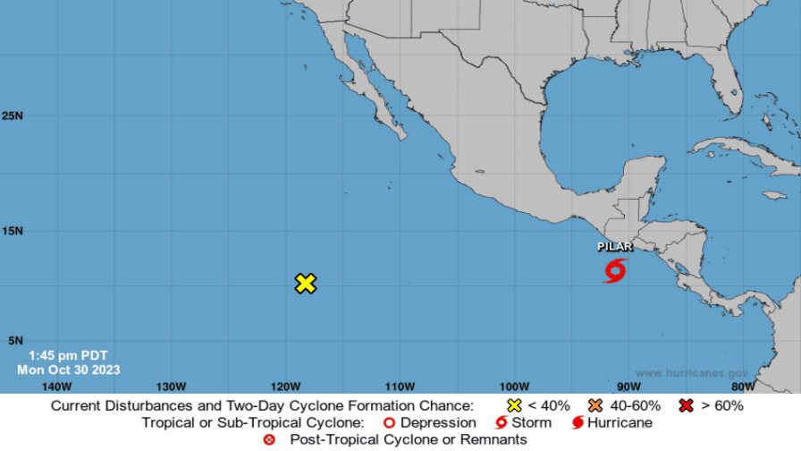 Alertas amarilla y verde en 11 departamentos de Honduras por efectos de la tormenta Pilar