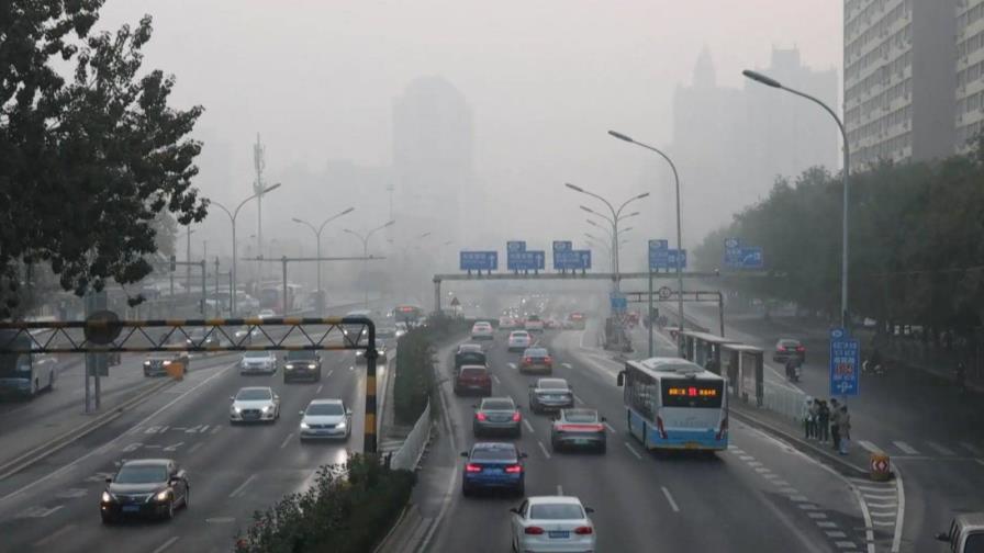 Pekín, en alerta naranja hasta el viernes por alta contaminación