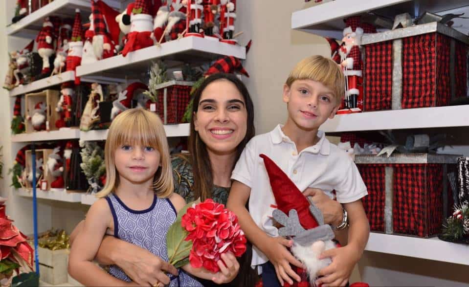 Amelia, Miriam y Raymundo Polanco.