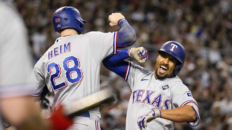 Semien remolca 5; Rangers vencen a Diamondbacks y están a 1 triunfo de conquistar la Serie Mundial