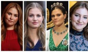 Desde Leonor hasta Amalia: quiénes son las princesas herederas de Europa