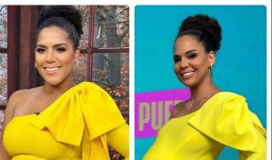 Mariela Encarnación se disfraza de Francisca en programa de Univisión