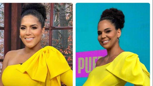 Mariela Encarnación se disfraza de Francisca en programa de Univisión